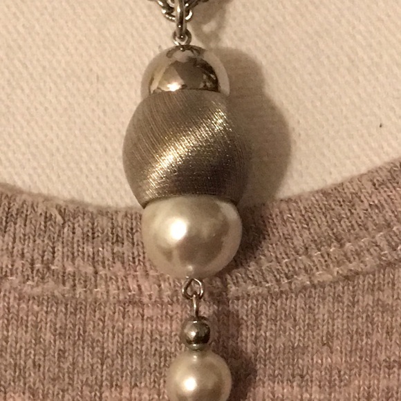 Beautiful silver and Pearl Tassle necklace, unmarked but good quality - Picture 3 of 10